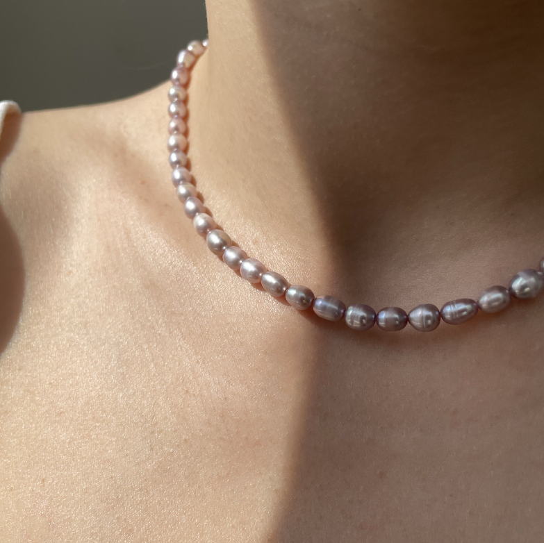 MALÏA - Collier de Perles en Argent Massif 925