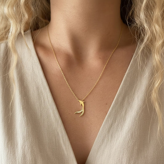 KAÏ - Collier Pendentif Nacre en Argent Massif 925