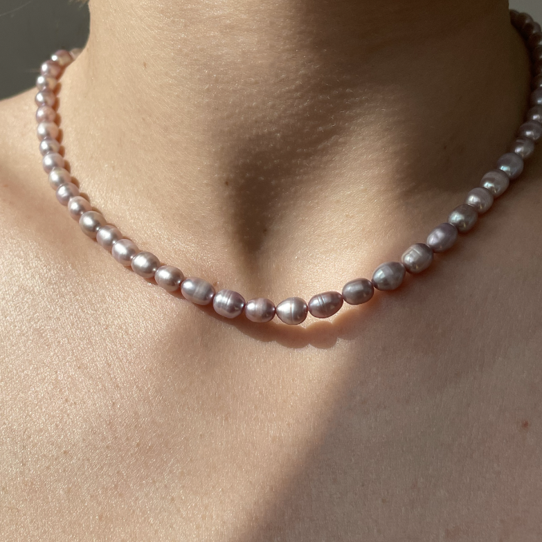 MALÏA - Collier de Perles en Argent Massif 925