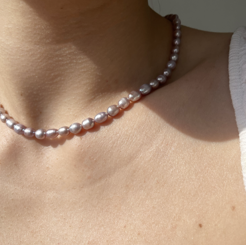 MALÏA - Collier de Perles en Argent Massif 925